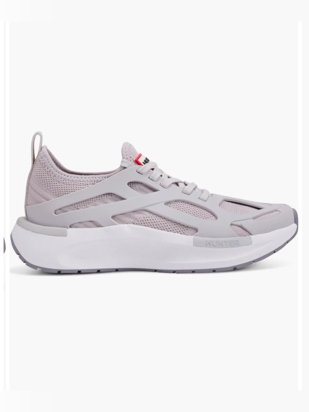 Hunter Tulip Mesh Runner Sneaker Gray Women Size 7